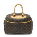 Louis Vuitton Deauville Brown Monogram Canvas Handbag