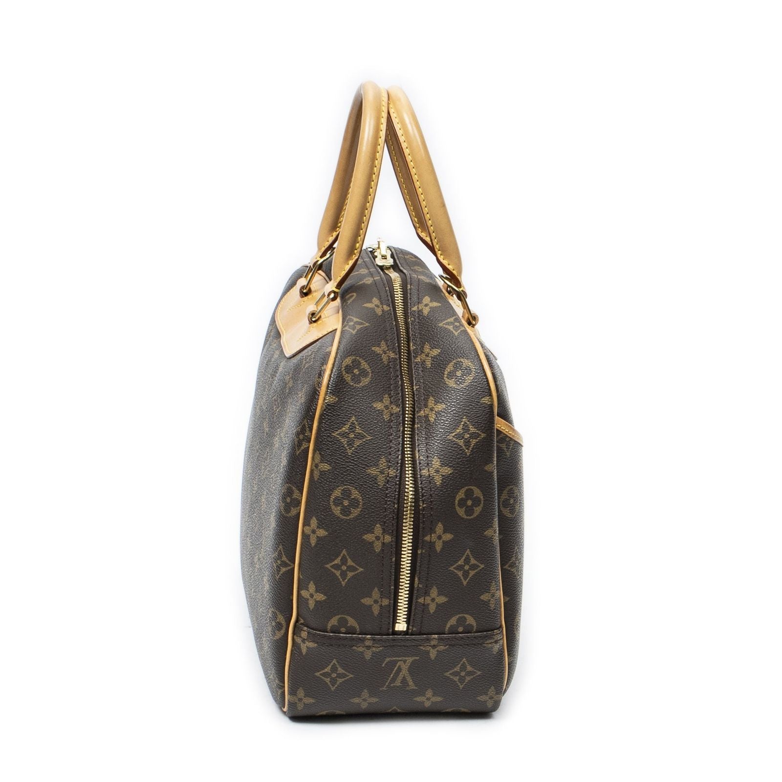 Louis Vuitton Deauville Brown Monogram Canvas Handbag — view 4
