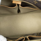 Louis Vuitton Deauville Brown Monogram Canvas Handbag — view 9