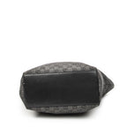 Gucci Vertical Tote Black GG Denim Canvas — view 6