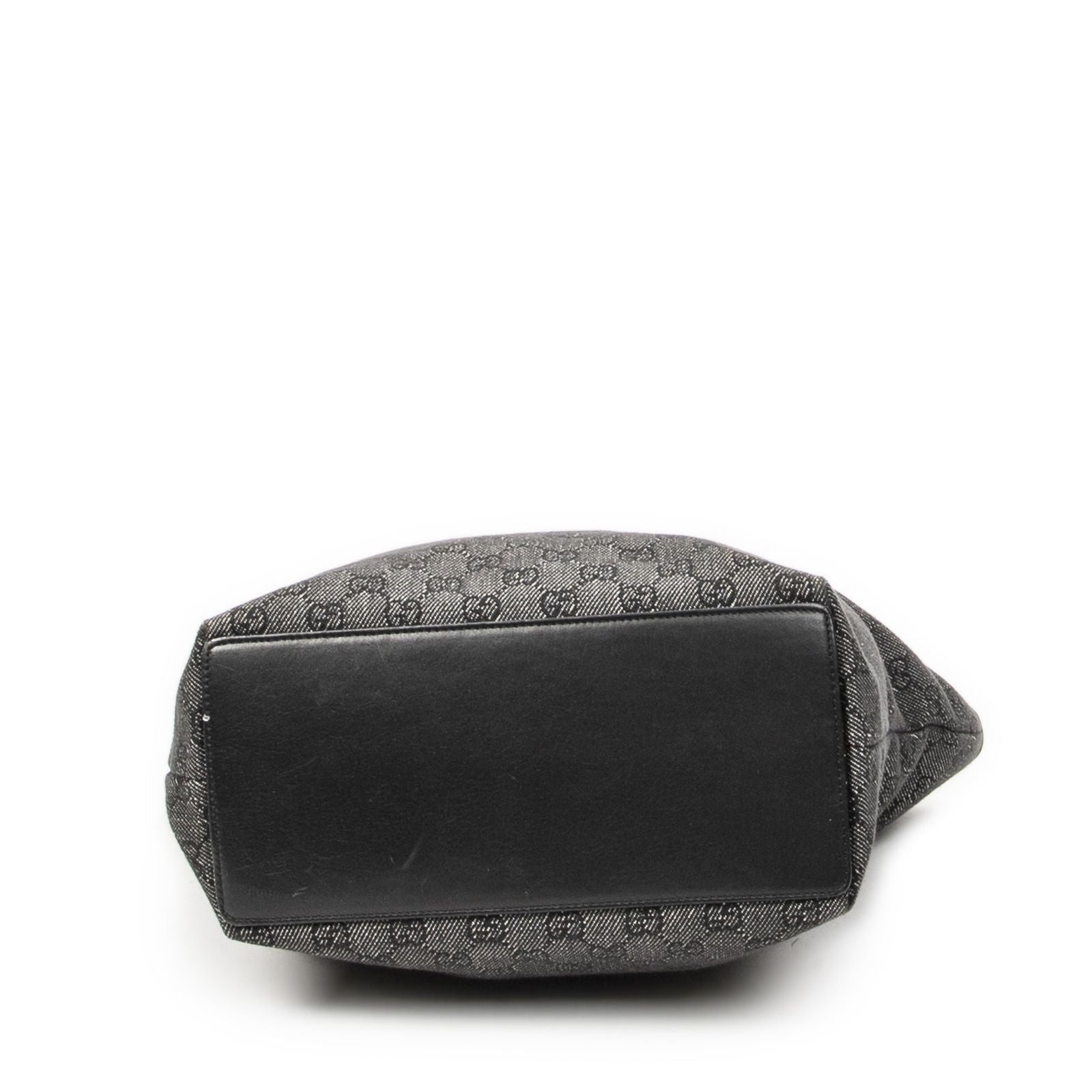 Gucci Vertical Tote Black GG Denim Canvas — view 6