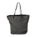 Gucci Vertical Tote Black GG Denim Canvas