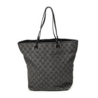 Gucci Vertical Tote Black GG Denim Canvas