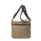Celine Large Flap Messenger Beige Brown Macadam Canvas — view 5