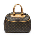 Louis Vuitton Deauville Brown Monogram Canvas Handbag