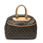 Louis Vuitton Deauville Brown Monogram Canvas Handbag
