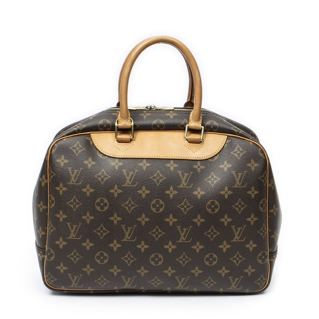 Louis Vuitton Deauville Brown Monogram Canvas Handbag — view 5