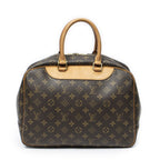 Louis Vuitton Deauville Brown Monogram Canvas Handbag — view 5