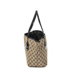 Gucci Serry Line Tote Black Beige GG Canvas — view 3