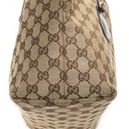 Gucci Serry Line Tote Black Beige GG Canvas — view 8
