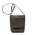 Celine Small Messenger Black Brown Macadam Canvas