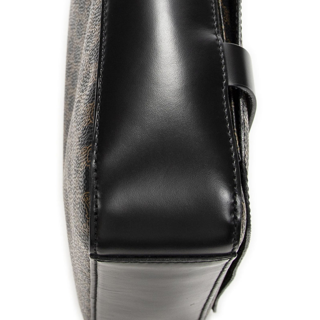 Celine Small Messenger Black Brown Macadam Canvas — view 7