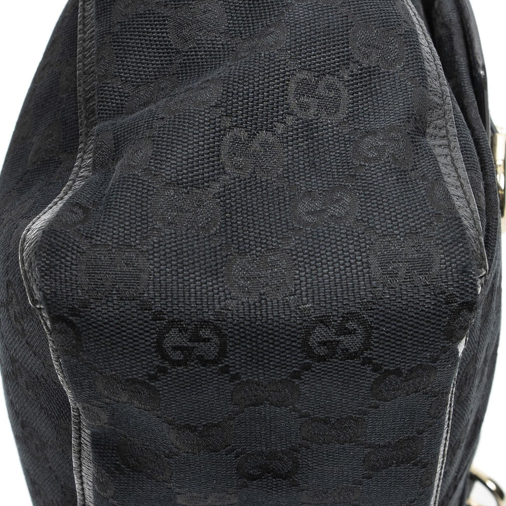 Gucci Abbey Pochette Black GG Canvas — view 7