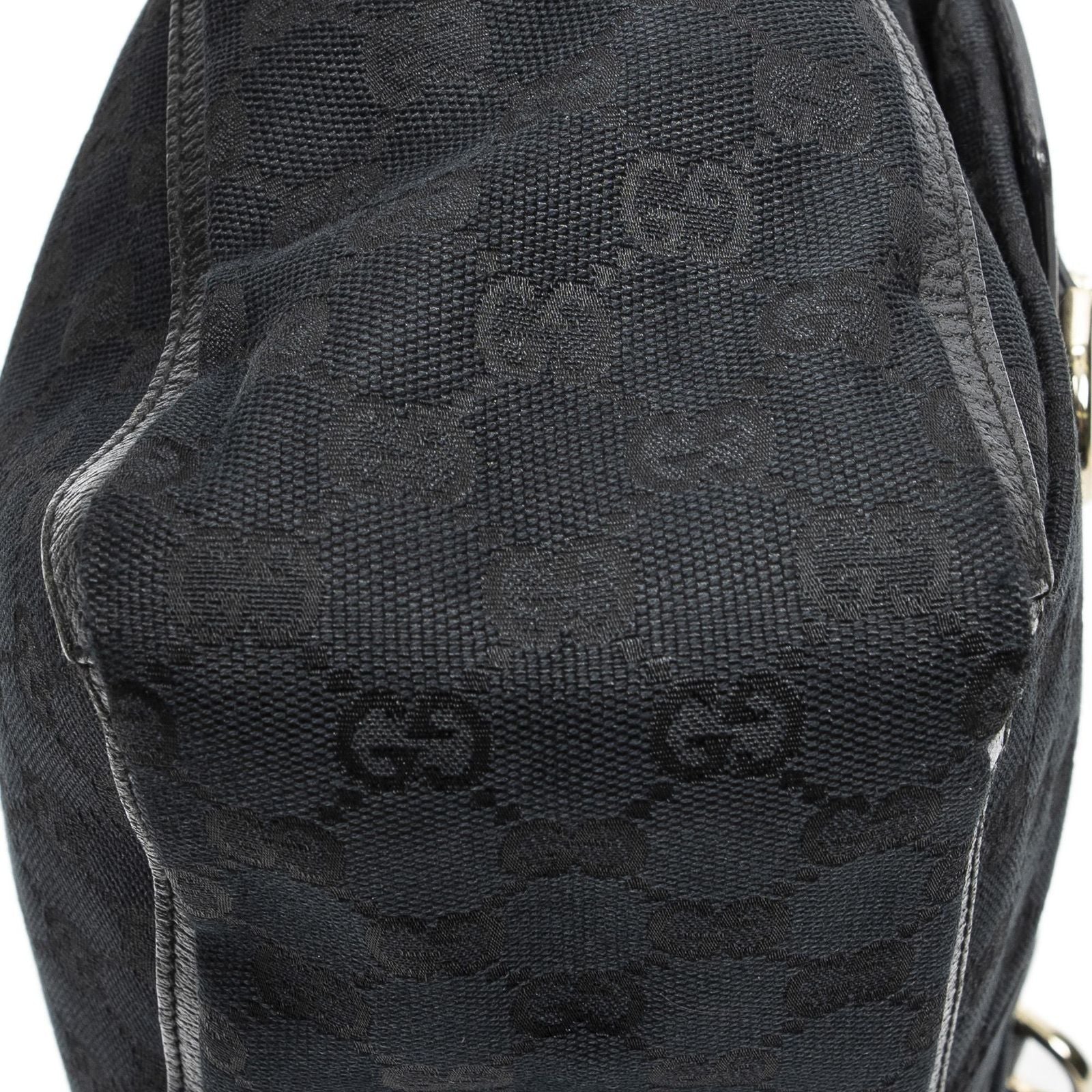Gucci Abbey Pochette Black GG Canvas — view 7