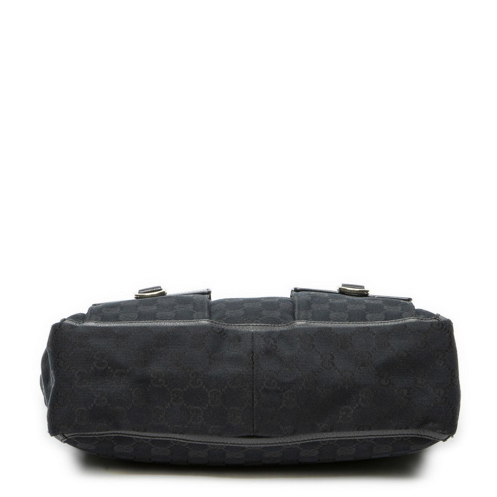 Gucci Abbey Pochette Black GG Canvas — view 6