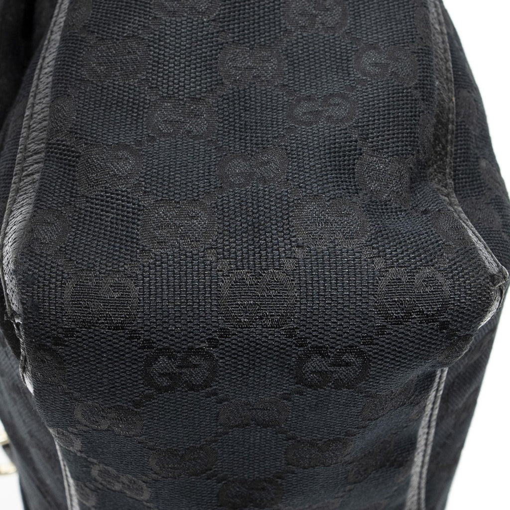 Gucci Abbey Pochette Black GG Canvas — view 8
