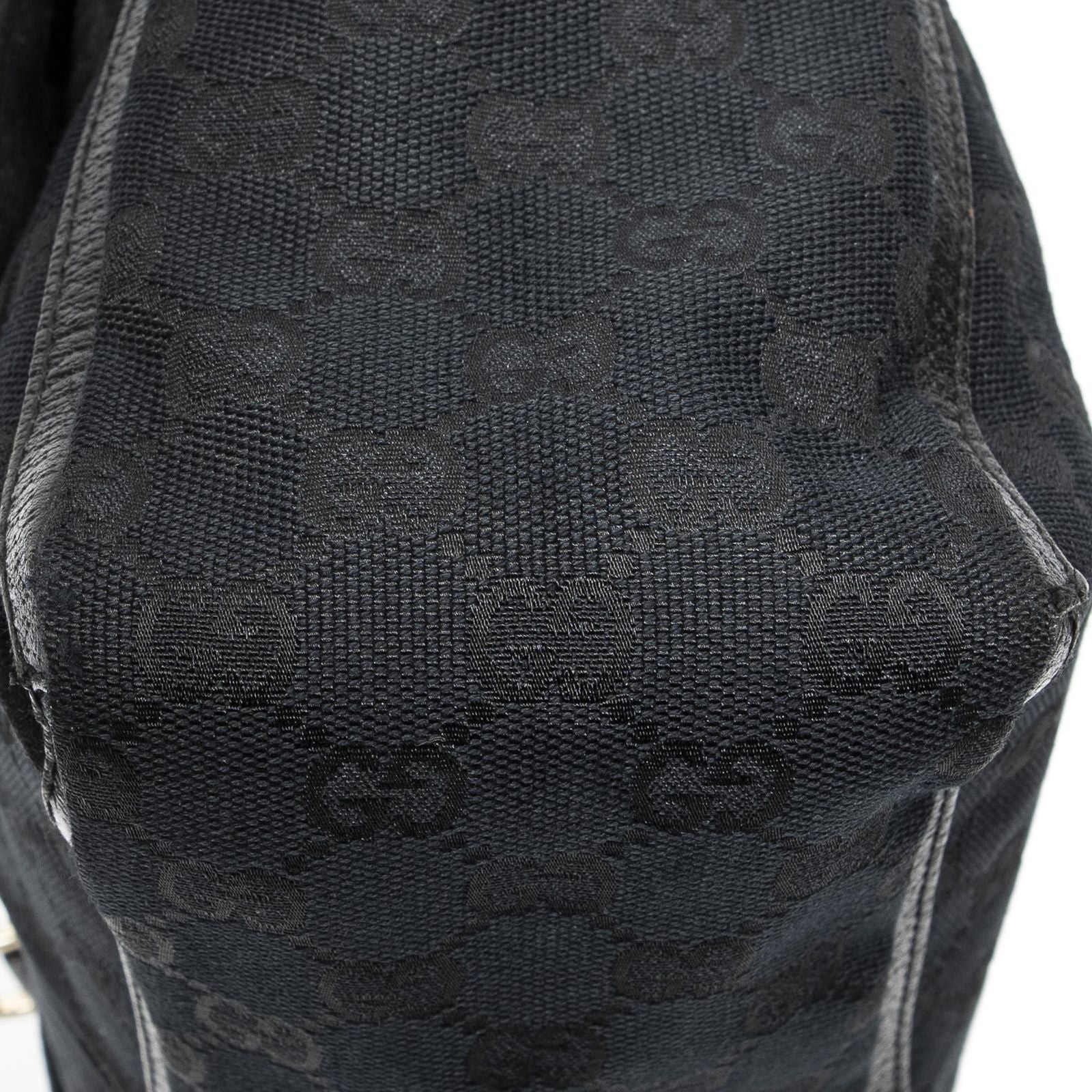 Gucci Abbey Pochette Black GG Canvas — view 8