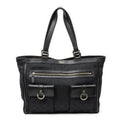 Gucci Abbey Pochette Black GG Canvas