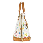 Louis Vuitton Alma White Multicolor Colorful Monogram Canvas Handbag — view 4