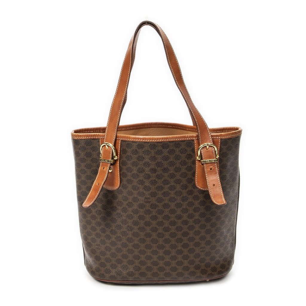 Celine Bucket Tote Brown — view 5