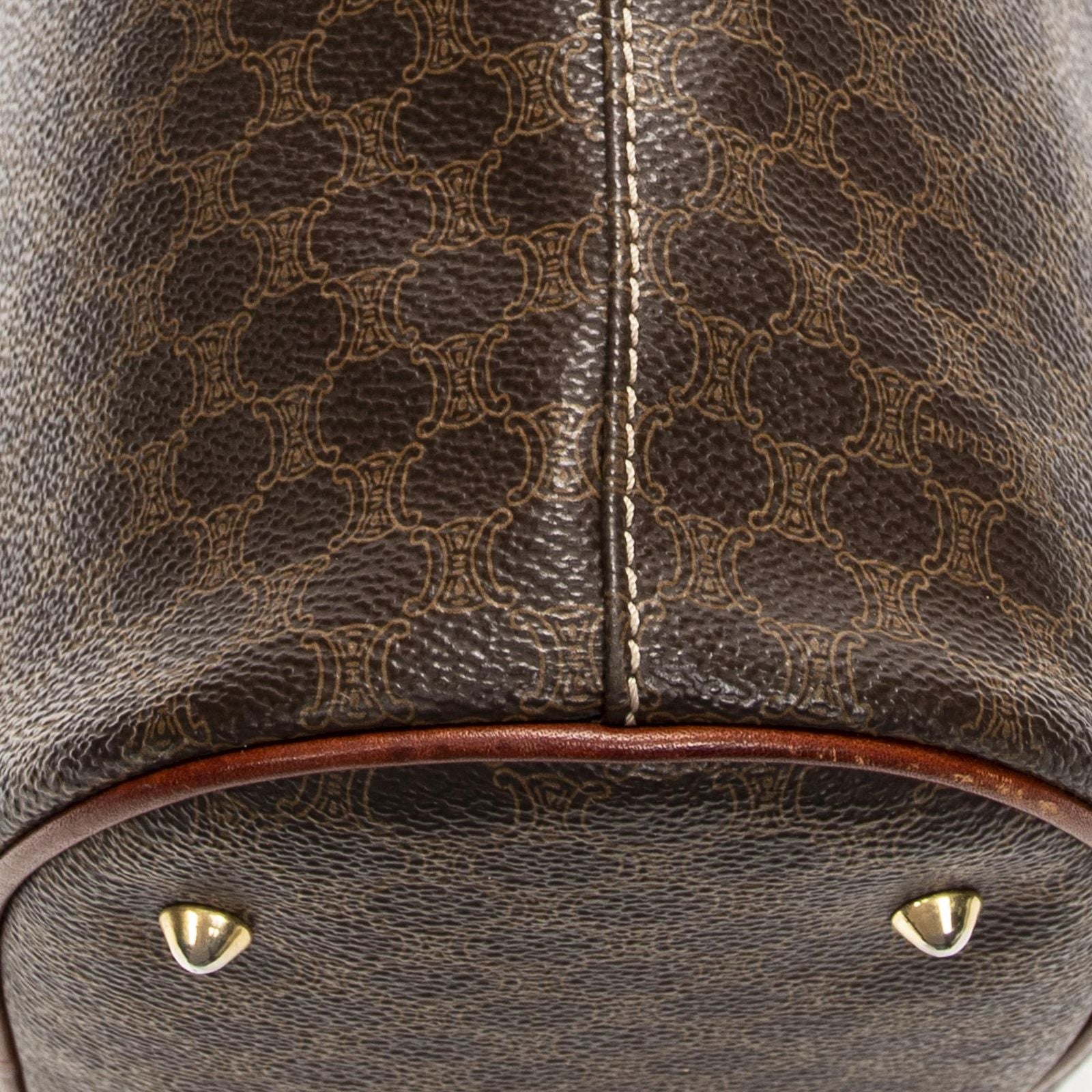 Celine Bucket Tote Brown — view 7