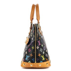 Louis Vuitton Alma Black Multicolor Colorful Monogram Canvas Handbag — view 3
