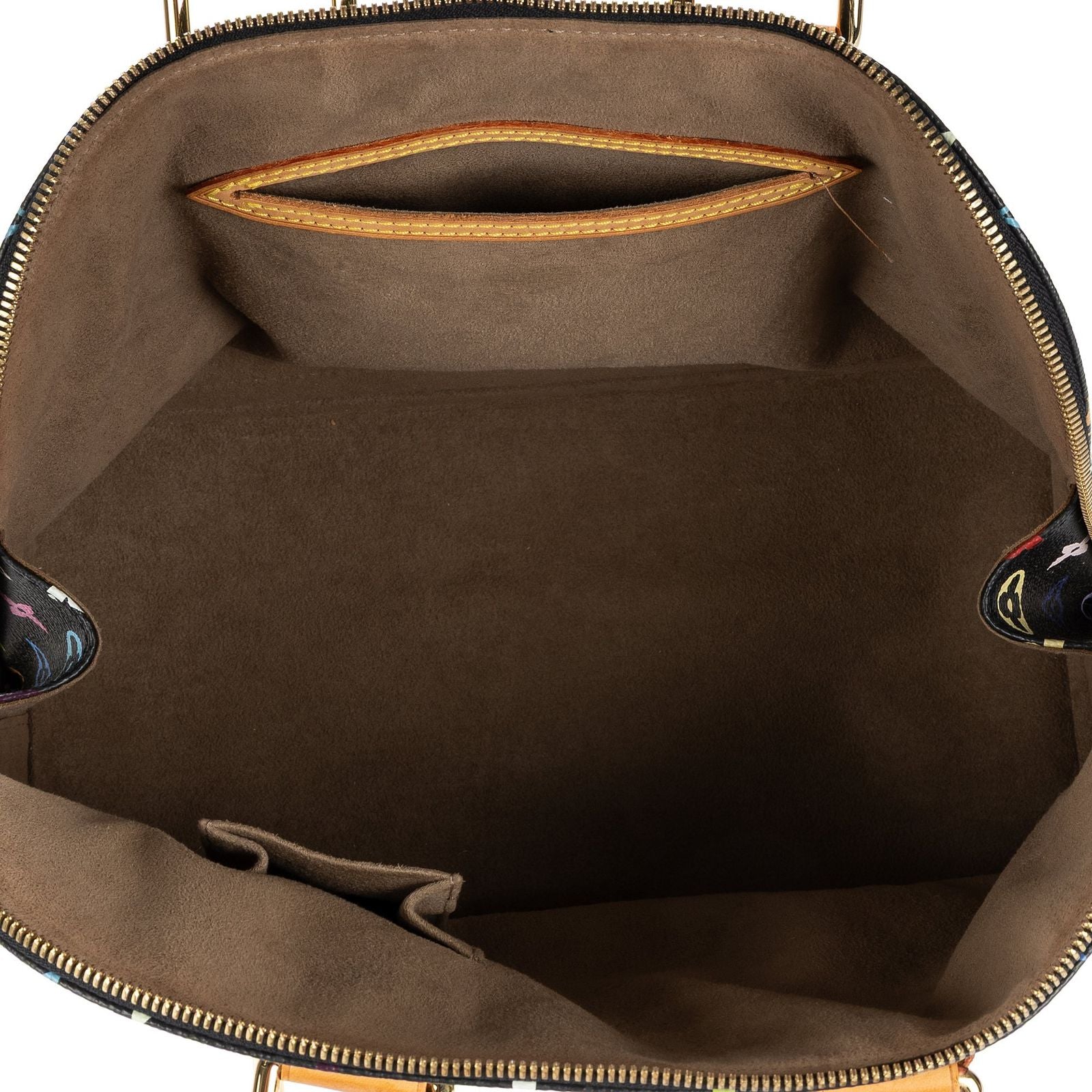Louis Vuitton Alma Black Multicolor Colorful Monogram Canvas Handbag — view 9
