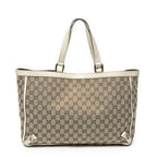 Gucci Large Abbey D Ring Tote Ivory Beige GG Canvas — view 5