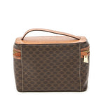 Celine Top Handle Toiletries Pouch Brown Macadam Canvas — view 5