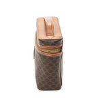 Celine Top Handle Toiletries Pouch Brown Macadam Canvas — view 3