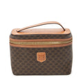 Celine Top Handle Toiletries Pouch Brown Macadam Canvas