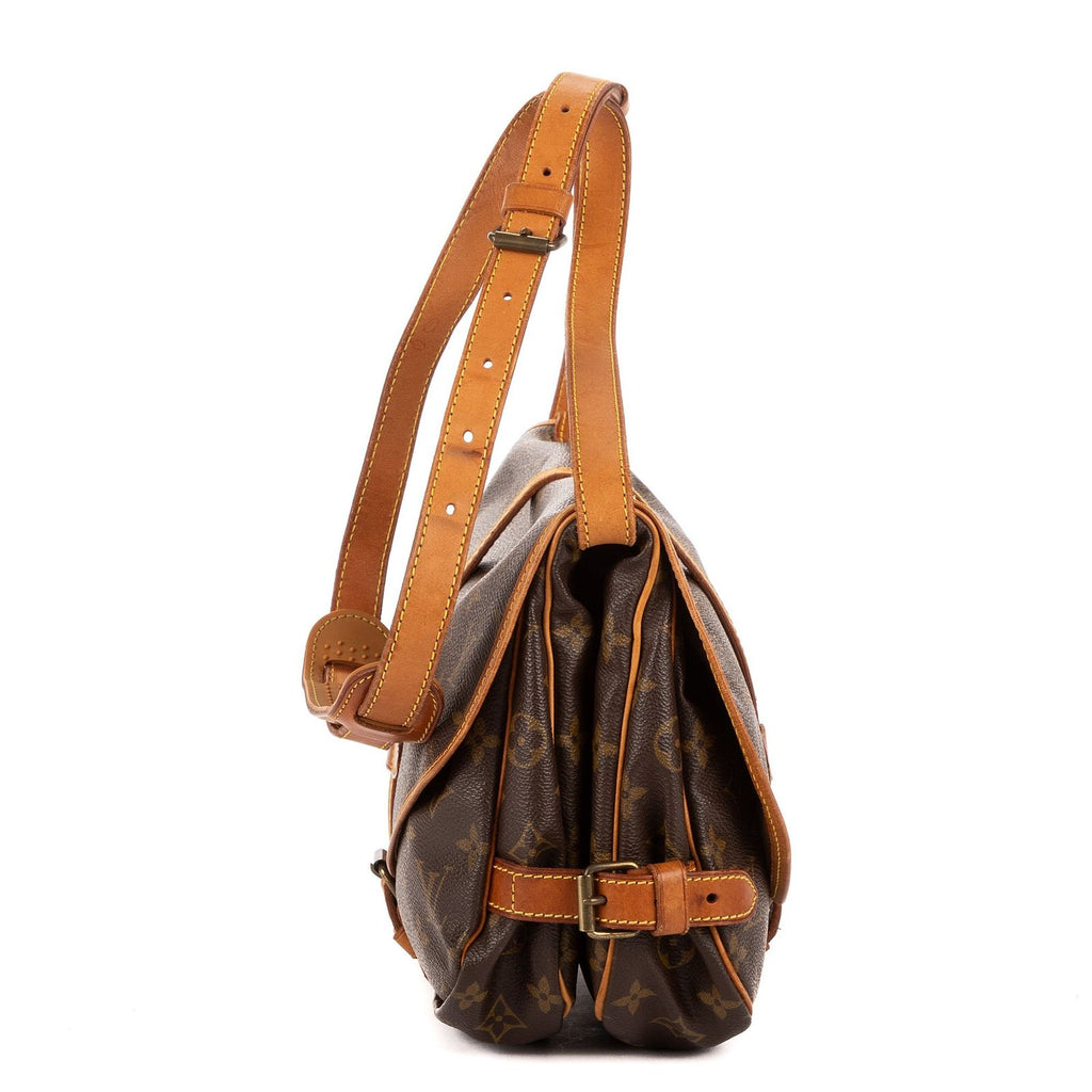 Louis Vuitton Saumur Brown Monogram Canvas — view 3