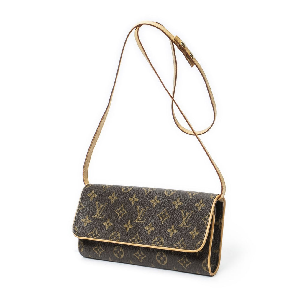 Louis Vuitton Twin Brown Monogram Canvas — view 2