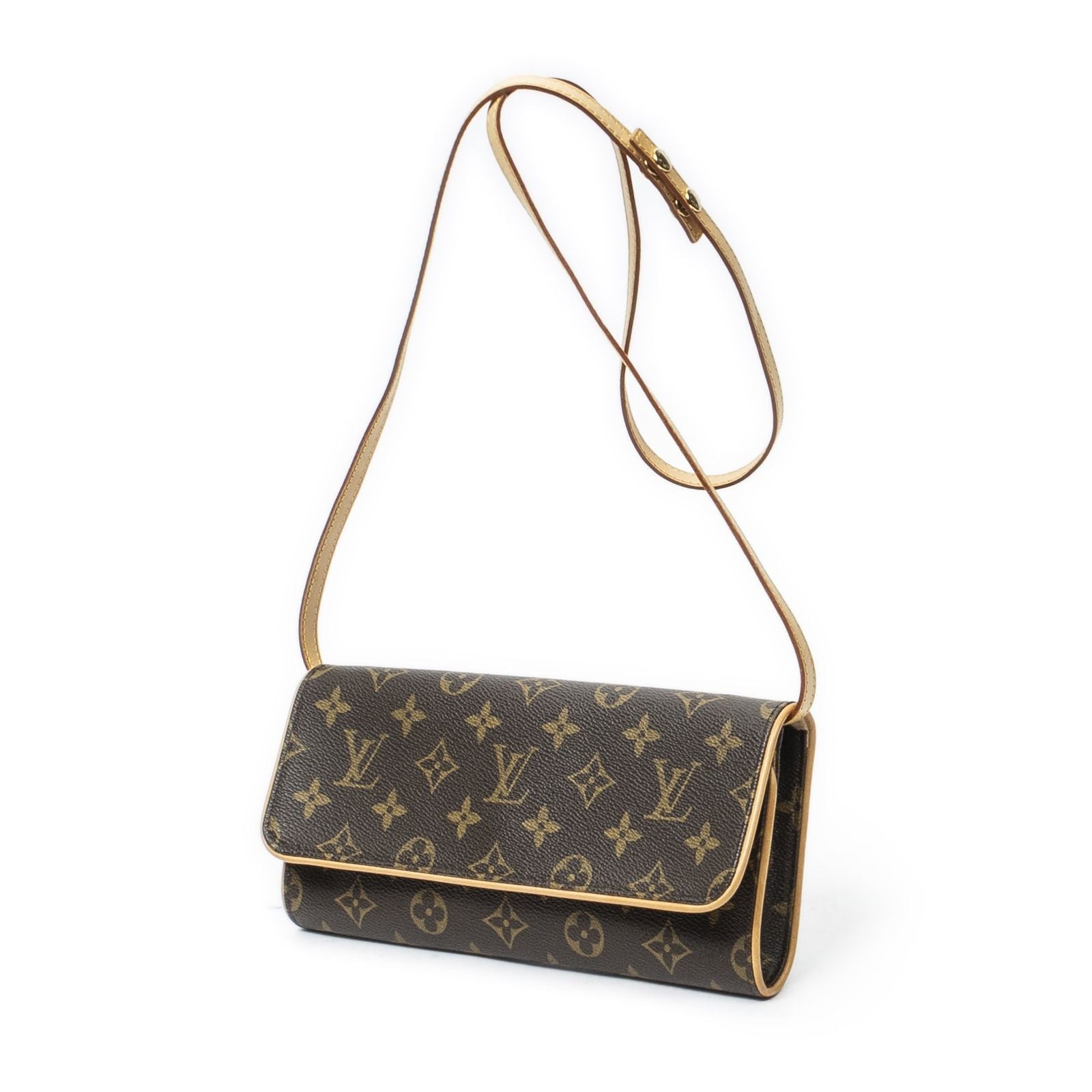 Louis Vuitton Twin Brown Monogram Canvas — view 2