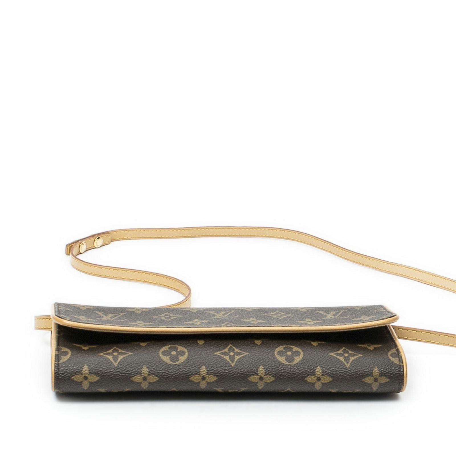 Louis Vuitton Twin Brown Monogram Canvas — view 6
