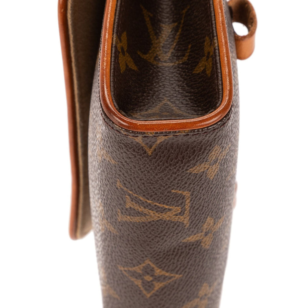 Louis Vuitton Pochette Florentine Brown Monogram Canvas — view 8