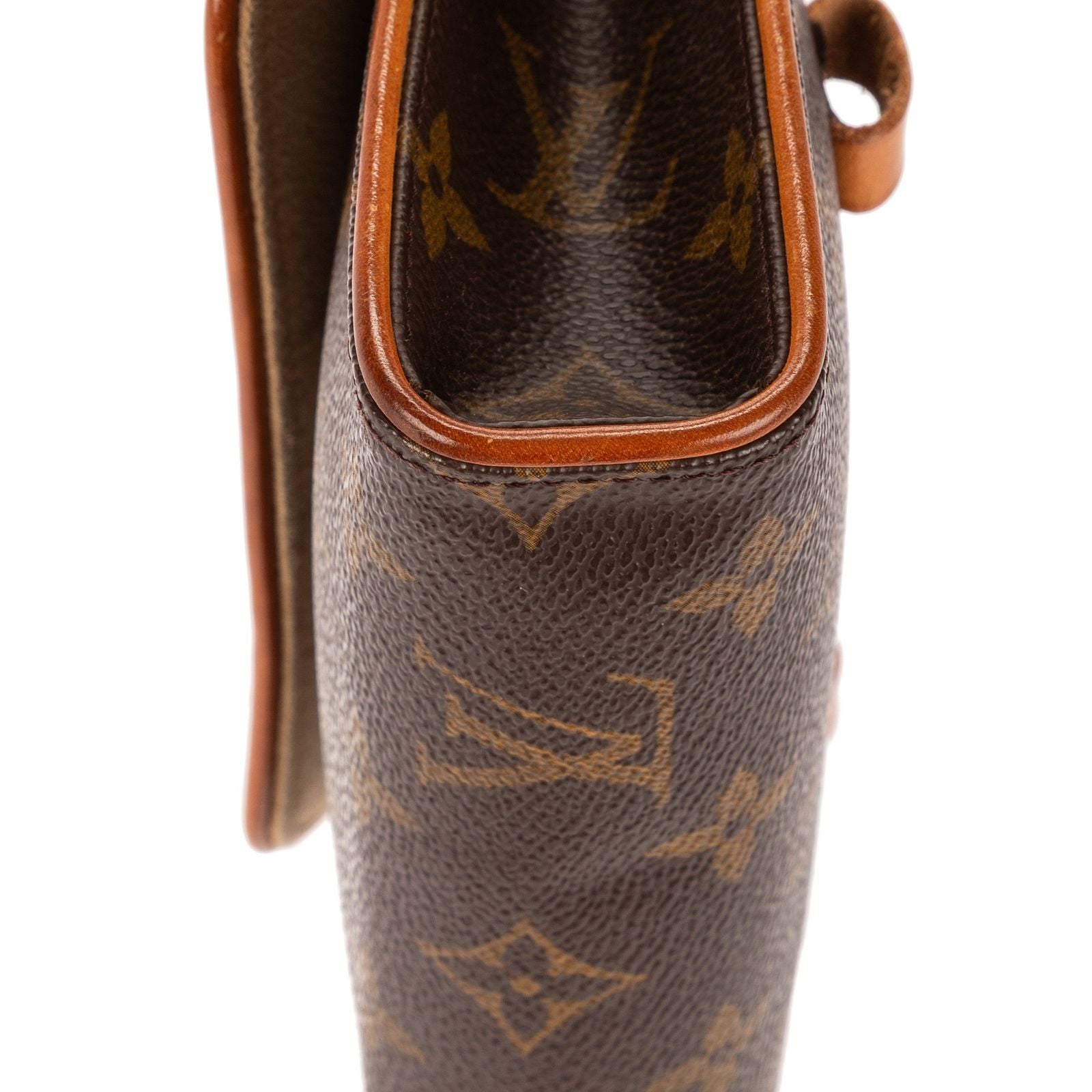 Louis Vuitton Pochette Florentine Brown Monogram Canvas — view 8