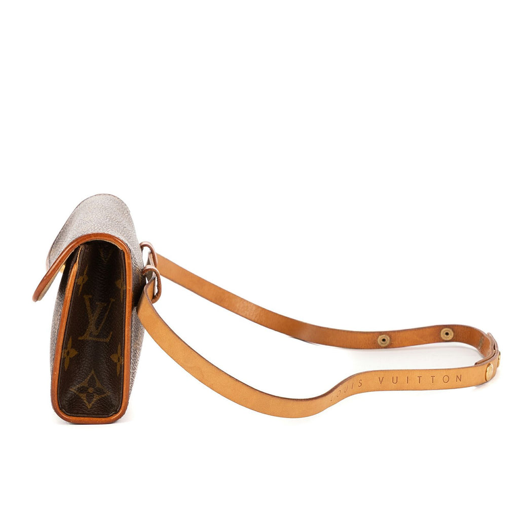 Louis Vuitton Pochette Florentine Brown Monogram Canvas — view 3