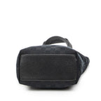 Gucci Charmy Bucket Tote Black GG Canvas — view 6