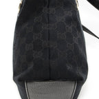 Gucci Charmy Bucket Tote Black GG Canvas — view 8