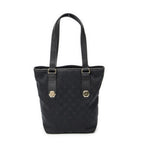 Gucci Charmy Bucket Tote Black GG Canvas — view 5