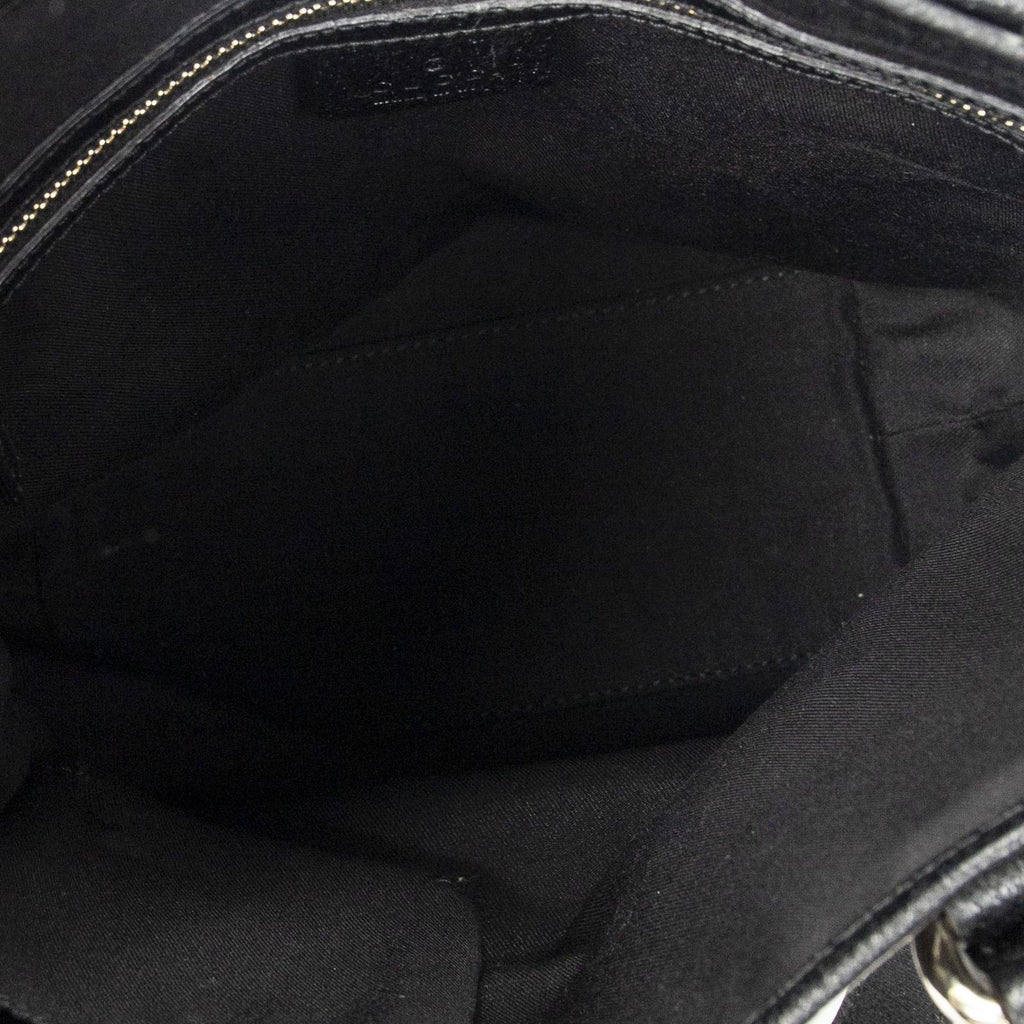 Gucci Charmy Bucket Tote Black GG Canvas — view 9