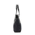 Gucci Charmy Bucket Tote Black GG Canvas — view 4