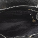 Gucci Mini Bamboo Backpack Sac Black Suede Leather — view 9