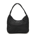 Prada Vintage Mini Zip Hobo Black Nylon Canvas — view 5