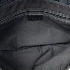 Gucci Flap Waist Bag Black GG Canvas — view 4
