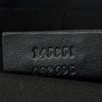 Gucci Flap Waist Bag Black GG Canvas — view 5
