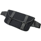 Gucci Flap Waist Bag Black GG Canvas
