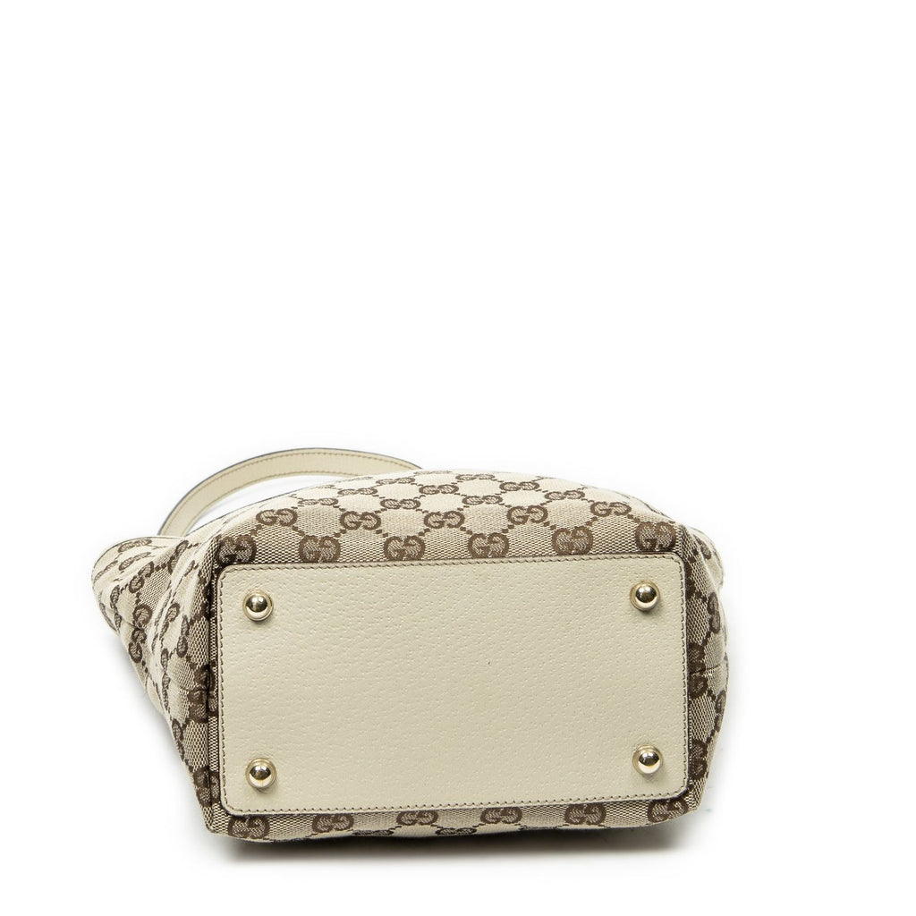 Gucci Small Eclipse Shopping Beige Ivory GG Canvas — view 6