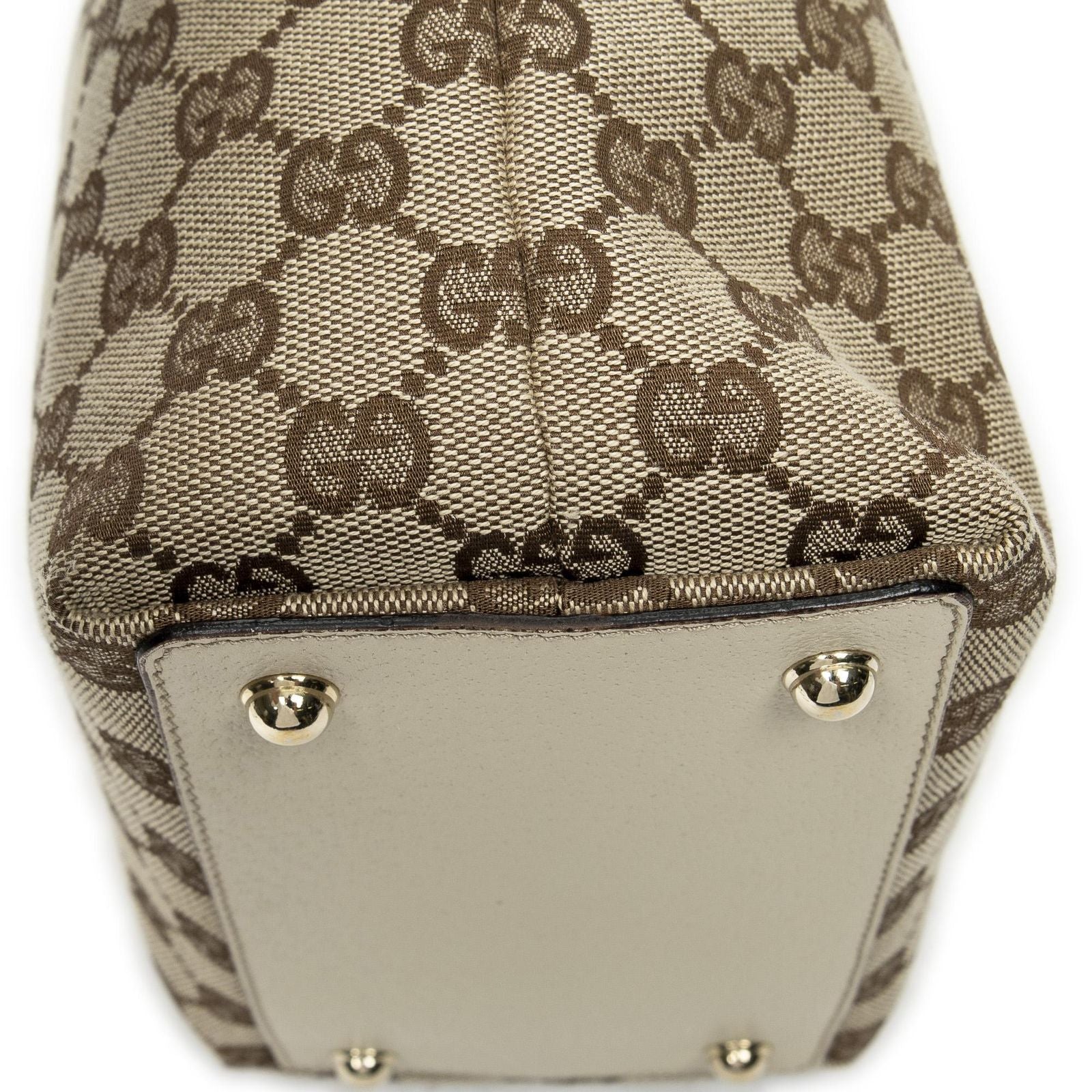 Gucci Small Eclipse Shopping Beige Ivory GG Canvas — view 8